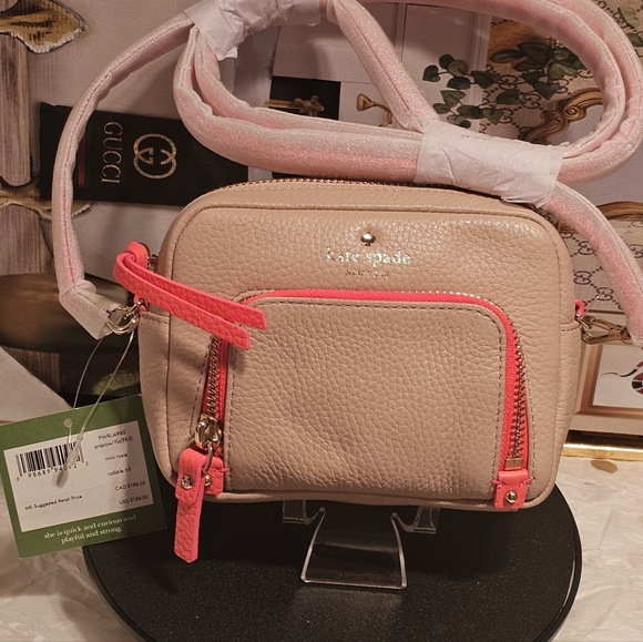 Kate Spade Mini Cobbler Stone - Rosie Crossbody Bag - Nwt comes with Box - Picture 14 of 14